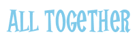 Rendering "All Together" using Cooper Latin