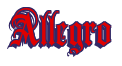 Rendering "Allegro" using Anglican