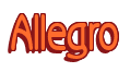 Rendering "Allegro" using Beagle