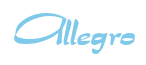 Rendering "Allegro" using Dragon Wish