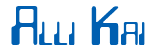 Rendering "Alli Kai" using Checkbook