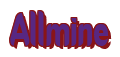 Rendering "Allmine" using Callimarker