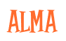 Rendering "Alma" using Cooper Latin