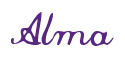 Rendering "Alma" using Commercial Script