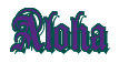 Rendering "Aloha" using Anglican