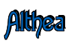 Rendering "Althea" using Agatha