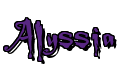 Rendering "Alyssia" using Buffied