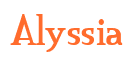 Rendering "Alyssia" using Credit River