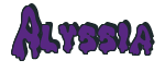 Rendering "Alyssia" using Drippy Goo