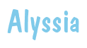 Rendering "Alyssia" using Dom Casual