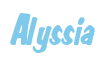 Rendering "Alyssia" using Big Nib