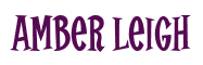 Rendering "Amber Leigh" using Cooper Latin