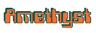 Rendering "Amethyst" using Computer Font