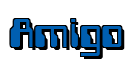 Rendering "Amigo" using Computer Font