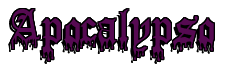 Rendering "Apocalypso" using Dracula Blood
