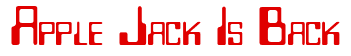 Rendering "Apple Jack Is Back" using Checkbook