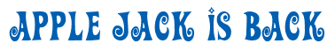 Rendering "Apple Jack Is Back" using ActionIs