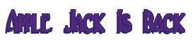 Rendering "Apple Jack Is Back" using Deco