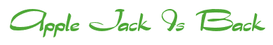 Rendering "Apple Jack Is Back" using Dragon Wish