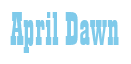 Rendering "April Dawn" using Bill Board