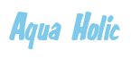 Rendering "Aqua Holic" using Big Nib