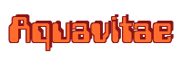 Rendering "Aquavitae" using Computer Font