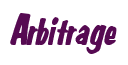 Rendering "Arbitrage" using Big Nib