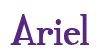 Rendering "Ariel" using Credit River