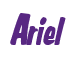 Rendering "Ariel" using Big Nib