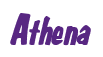 Rendering "Athena" using Big Nib