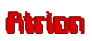 Rendering "Atrion" using Computer Font