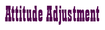 Rendering "Attitude Adjustment" using Bill Board
