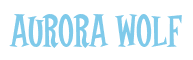 Rendering "Aurora Wolf" using Cooper Latin