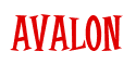 Rendering "Avalon" using Cooper Latin
