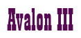 Rendering "Avalon III" using Bill Board
