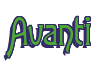Rendering "Avanti" using Agatha