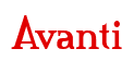 Rendering "Avanti" using Credit River