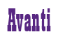 Rendering "Avanti" using Bill Board