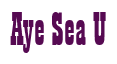 Rendering "Aye Sea U" using Bill Board