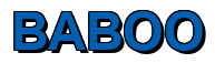 Rendering "BABOO" using Arial Bold