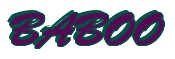 Rendering "BABOO" using Brush Script
