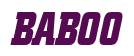 Rendering "BABOO" using Boroughs