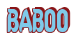 Rendering "BABOO" using Callimarker