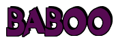 Rendering "BABOO" using Crane