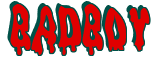 Rendering "BADBOY" using Drippy Goo
