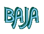 Rendering "BAJA" using Agatha