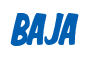 Rendering "BAJA" using Big Nib