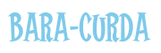 Rendering "BARA-CURDA" using Cooper Latin