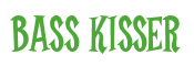 Rendering "BASS KISSER" using Cooper Latin