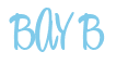 Rendering "BAY B" using Bean Sprout